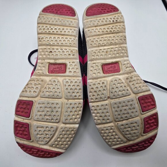 Asics Onitsuka Tiger Rio Runner Low Top Trainers Womens Size 7 Black Pink Shoes - Picture 8 of 13